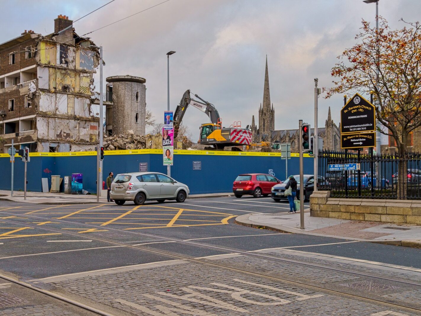 THE CURRENT STATE OF DORSET STREET FLATS AND ST MARY'S PLACE FLATS [ALMOST TOTALLY DEMOLISHED 15 NOVEMBER 2024]-244259-1