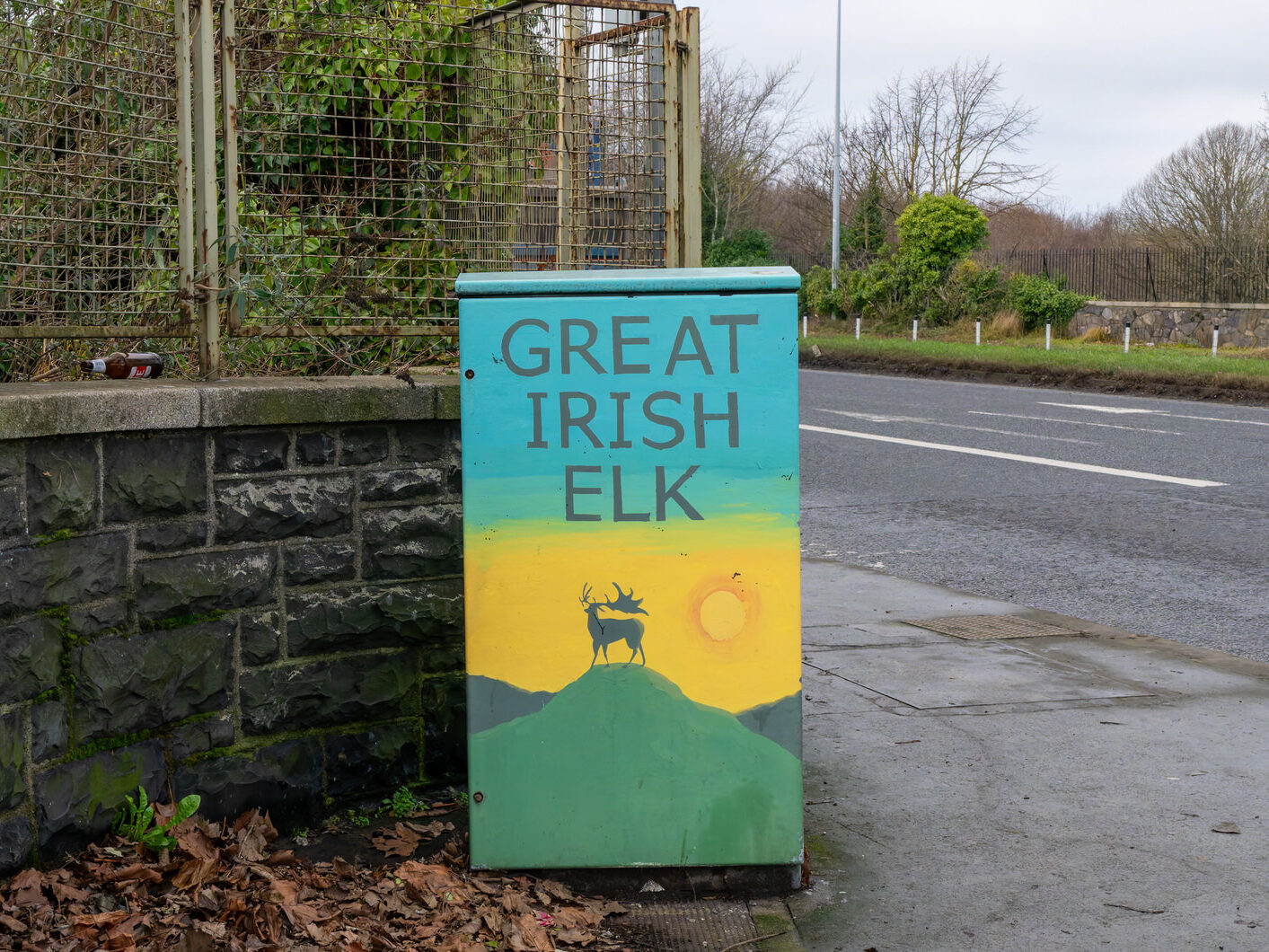 THE GREAT IRISH ELK BY CIARA JOHNSON [PAINT-A-BOX STREET ART ON CON COLBERT ROAD]-246613-1