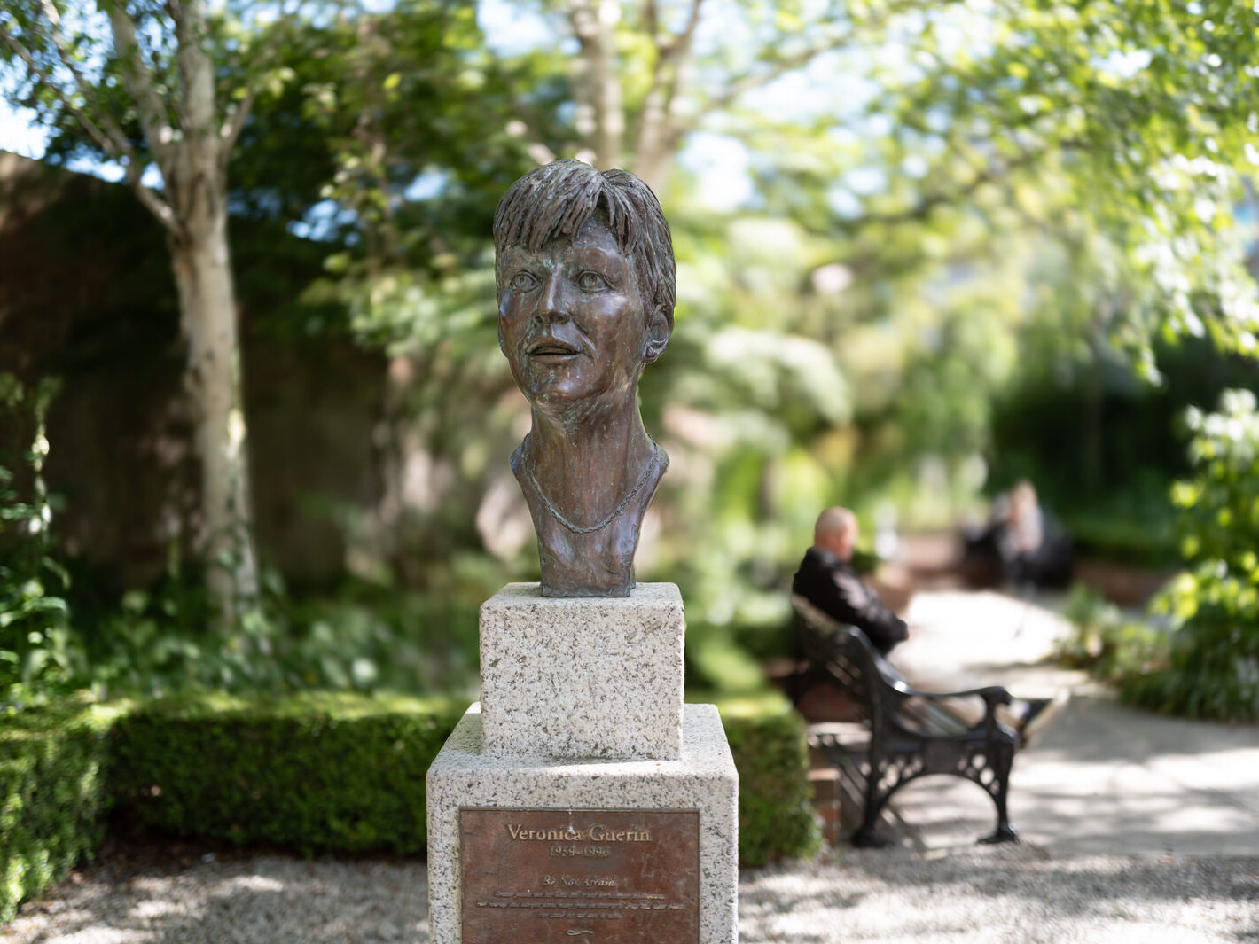 VERONICA GUERIN STATUE PHOTOGRAPHED USING A LEICA Q3 [DUBLIN CASTLE 15 MAY 2025]-251240-1