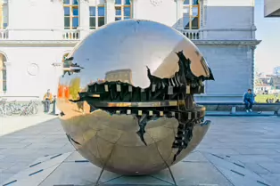 SPHERE WITHIN THE SPHERE OR THE SFERA CON SFERA [OUTSIDE THE EAVAN BOLAND LIBRARY]-249160-1