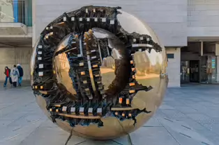 SPHERE WITHIN THE SPHERE OR THE SFERA CON SFERA [OUTSIDE THE EAVAN BOLAND LIBRARY]-249162-1