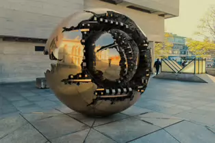 SPHERE WITHIN THE SPHERE OR THE SFERA CON SFERA [OUTSIDE THE EAVAN BOLAND LIBRARY]-249163-1