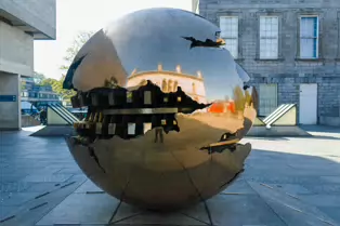 SPHERE WITHIN THE SPHERE OR THE SFERA CON SFERA [OUTSIDE THE EAVAN BOLAND LIBRARY]-249165-1