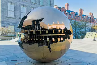 SPHERE WITHIN THE SPHERE OR THE SFERA CON SFERA [OUTSIDE THE EAVAN BOLAND LIBRARY]-249166-1