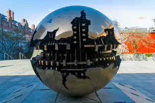 SPHERE WITHIN THE SPHERE OR THE SFERA CON SFERA [OUTSIDE THE EAVAN BOLAND LIBRARY]-249167-1