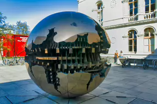 SPHERE WITHIN THE SPHERE OR THE SFERA CON SFERA [OUTSIDE THE EAVAN BOLAND LIBRARY]-249168-1