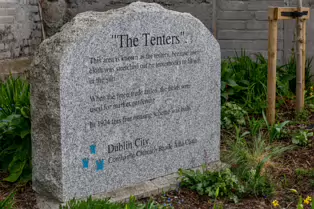 THE TENTERS COMMEMORATIVE STONE [CLARENCE MANGAN ROAD DUBLIN 8]-249716-1