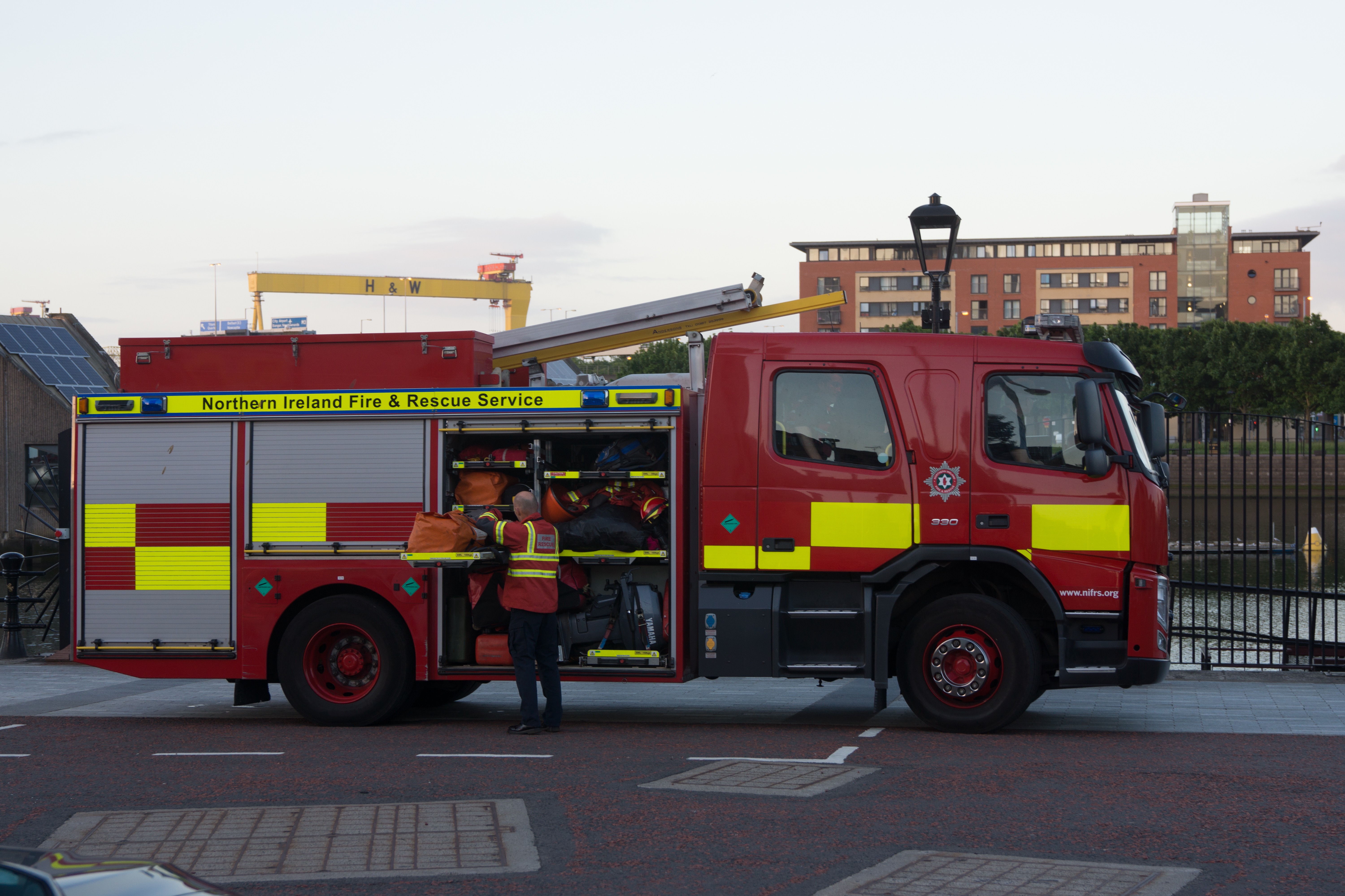 NORTHERN IRELAND FIRE AND RESCUE SERVICE IN BELFAST  006