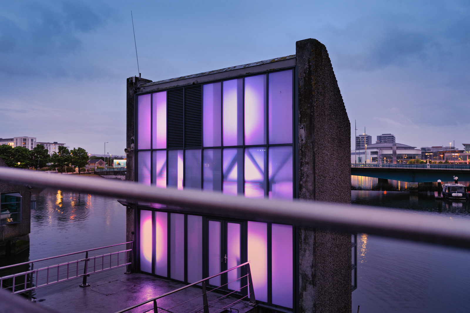 WATERFRONT AT NIGHT