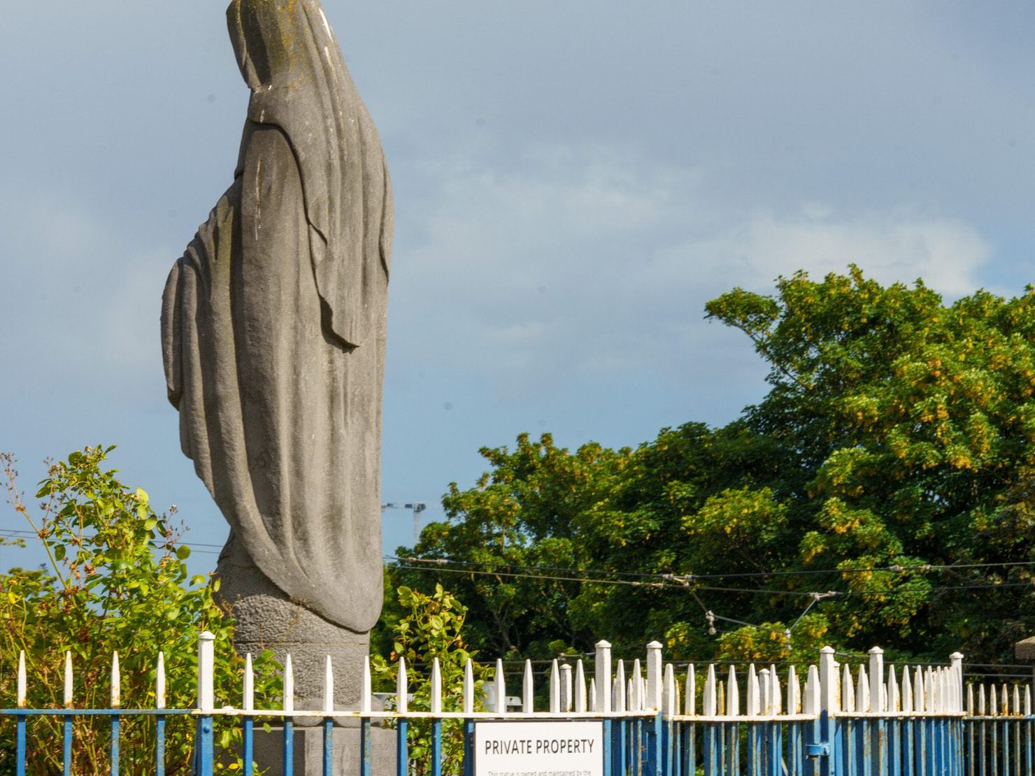 THE MARIAN STATUE AT BROADSTONE [HAS IN REALITY BECOME MORE ISOLATED] 003