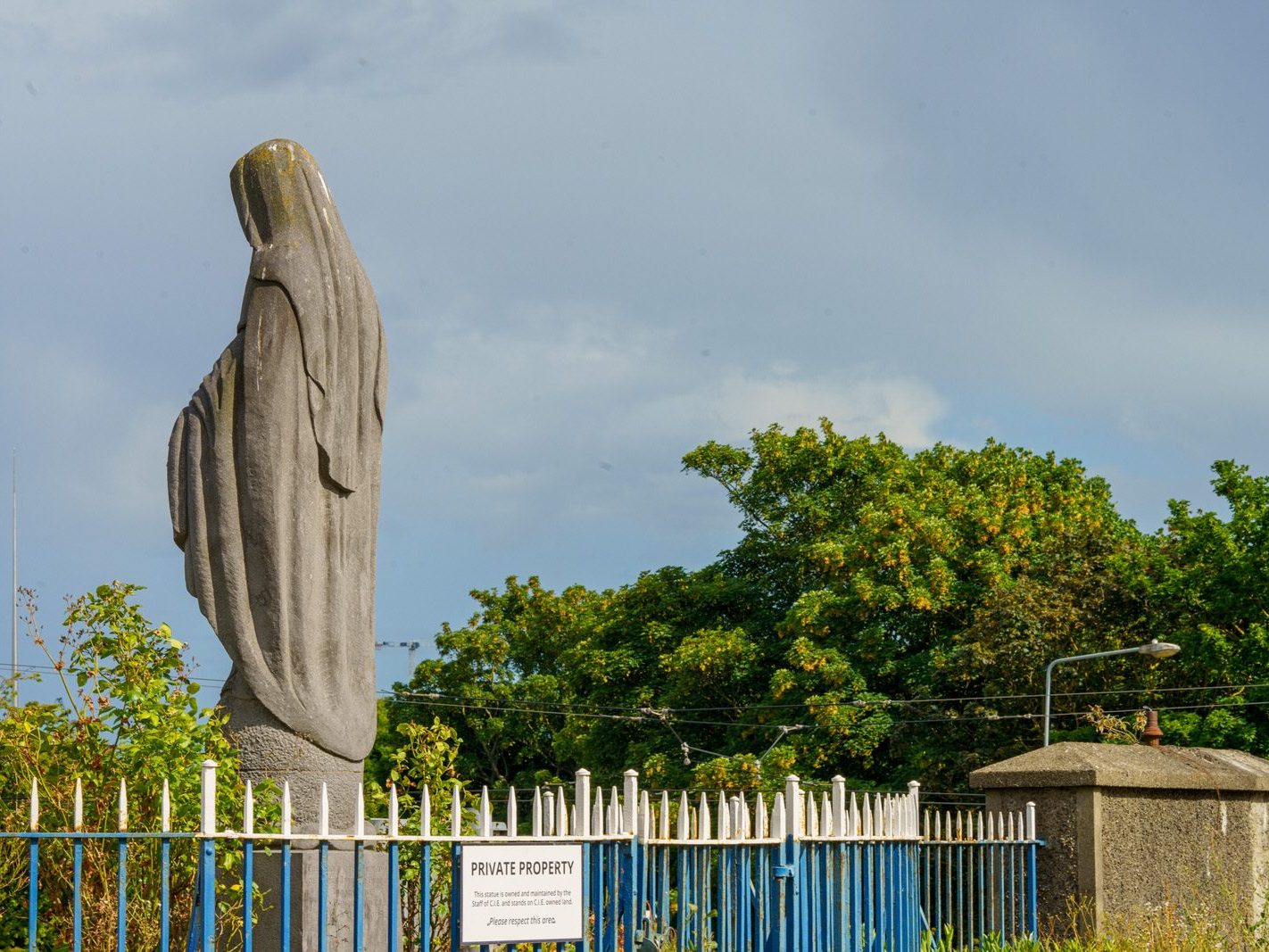 THE MARIAN STATUE AT BROADSTONE [HAS IN REALITY BECOME MORE ISOLATED] 004