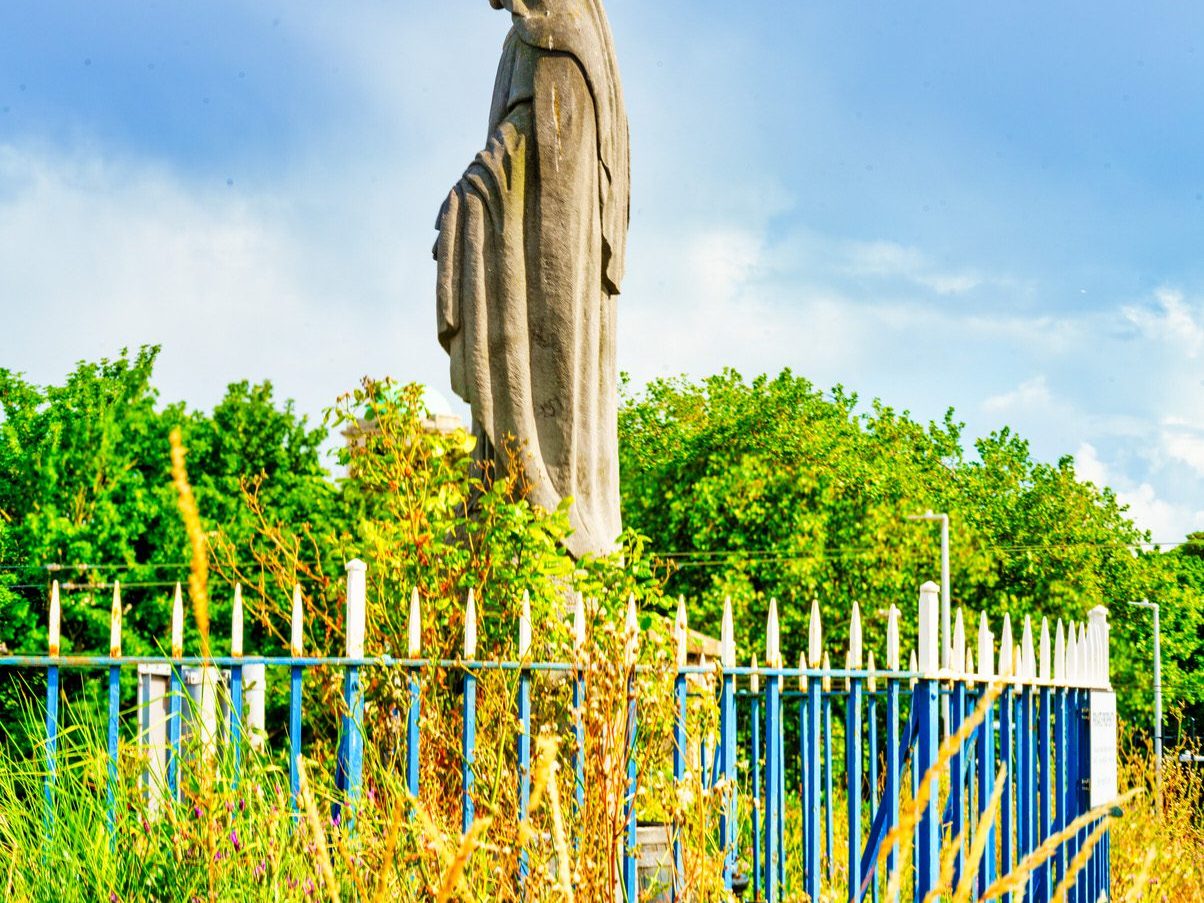 THE MARIAN STATUE AT BROADSTONE [HAS IN REALITY BECOME MORE ISOLATED] 001
