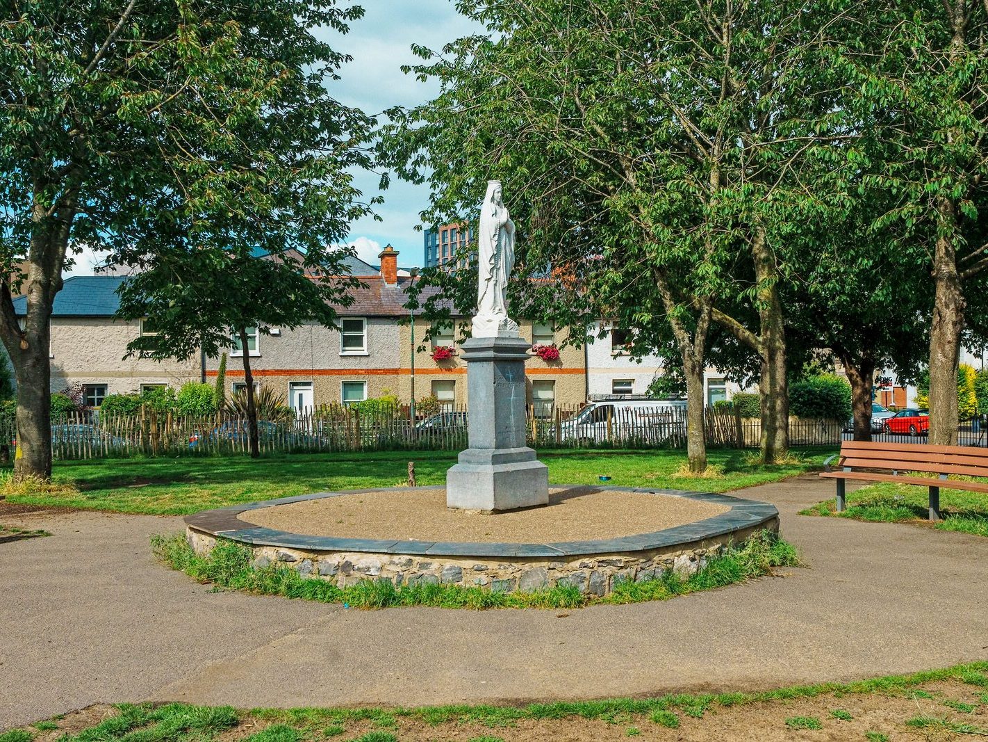 MARIAN STATUE ERECTED IN 1955 RATHER THAN 1955 [OSCAR SQUARE PARK] 003