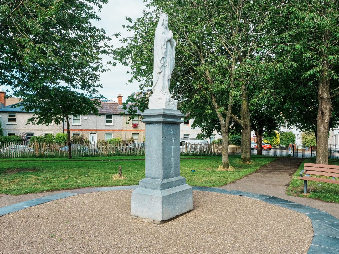 MARIAN STATUE ERECTED IN 1955 RATHER THAN 1955 [OSCAR SQUARE PARK] 002