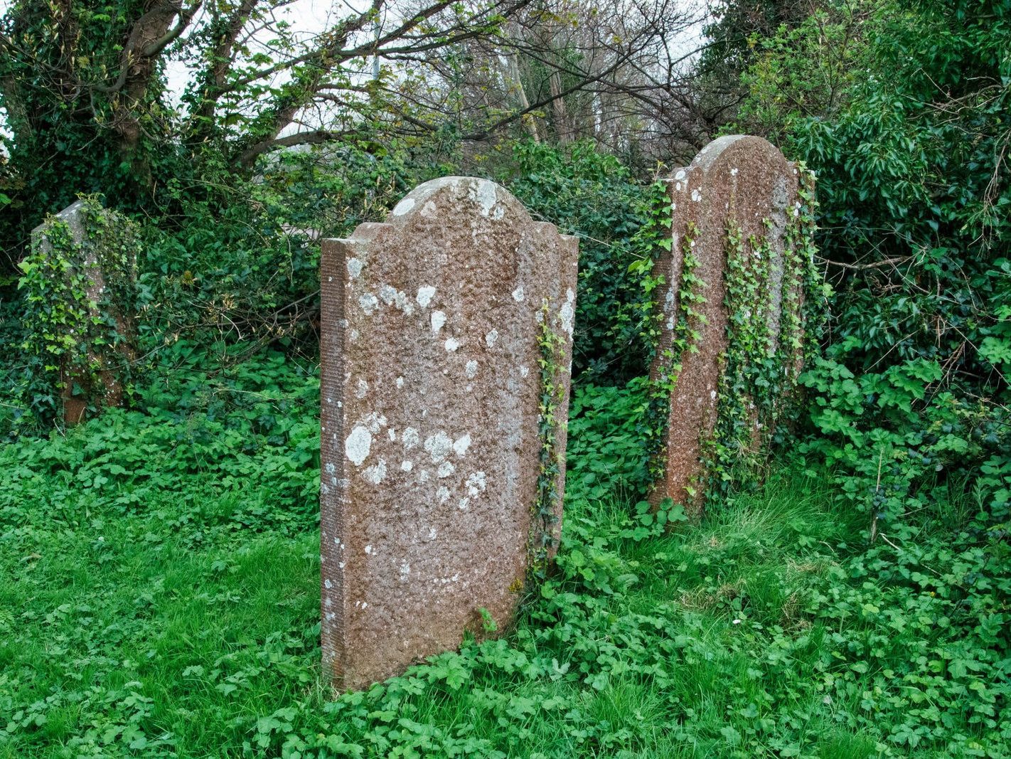 TWO CROSSES AND TULLY CHURCH AT LAUGHANSOWN LANE [THE CHURCH AND GRAVES]-223564-1
