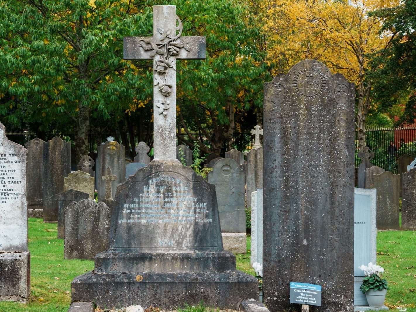 GLASNEVIN CEMETERY OCTOBER 2024 [THE GARDEN SECTION AND NEARBY]-242048-1