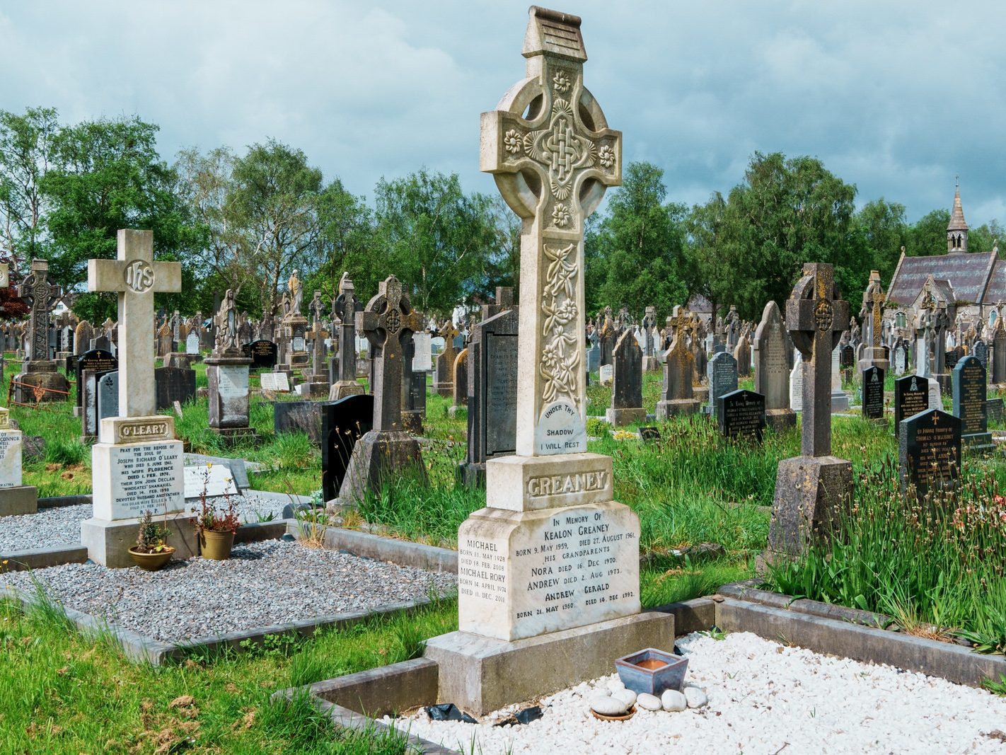 EXAMPLES OF THE CELTIC CROSS [ST. FINBARR'S CEMETERY IN CORK CITY] 002