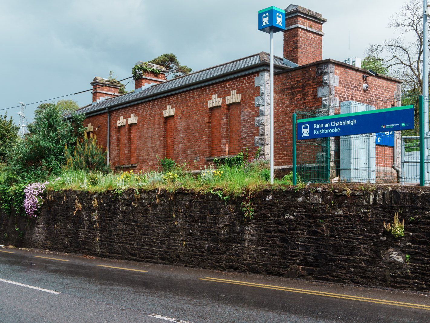RAILWAY STATION AT RUSHBROOKE IN CORK [CORK TO COBH LINE] 017