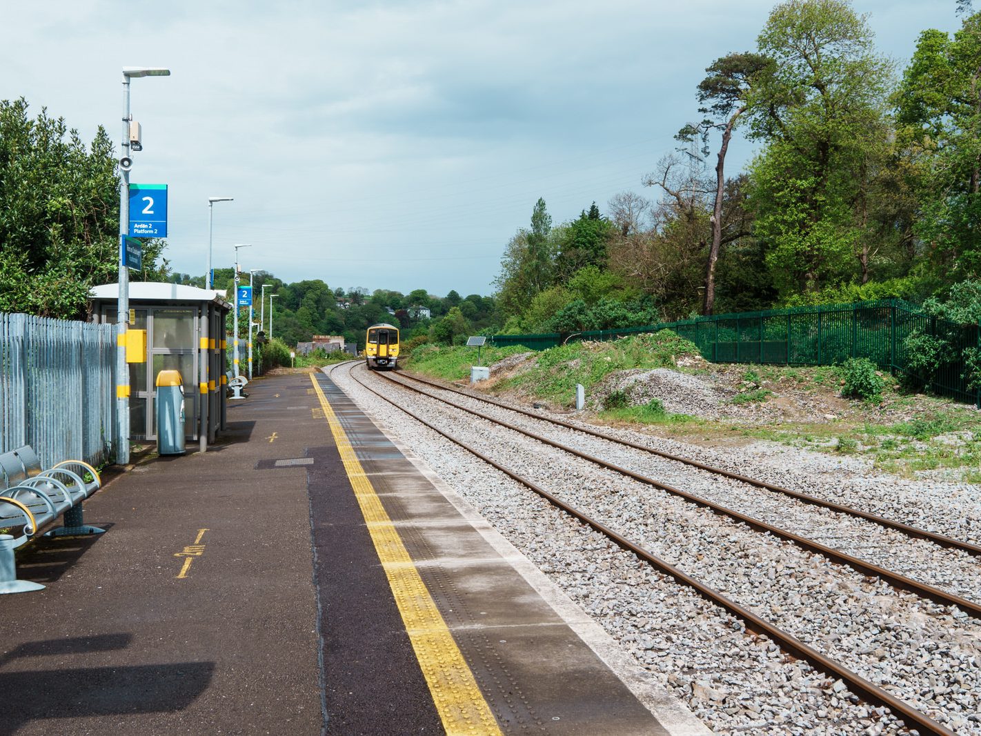 RAILWAY STATION AT RUSHBROOKE IN CORK [CORK TO COBH LINE] 014