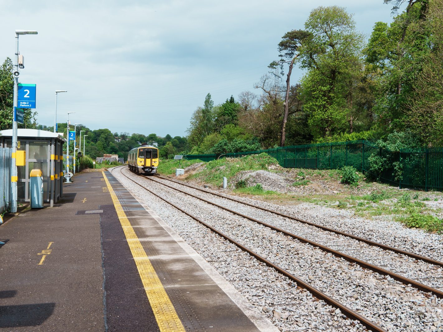 RAILWAY STATION AT RUSHBROOKE IN CORK [CORK TO COBH LINE] 015