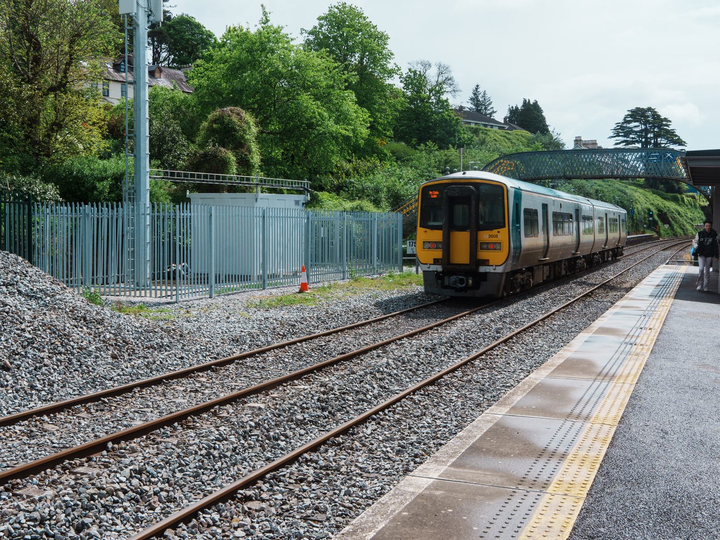RAILWAY STATION AT RUSHBROOKE IN CORK [CORK TO COBH LINE] 011