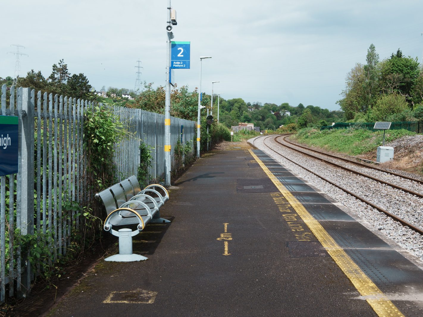 RAILWAY STATION AT RUSHBROOKE IN CORK [CORK TO COBH LINE] 013