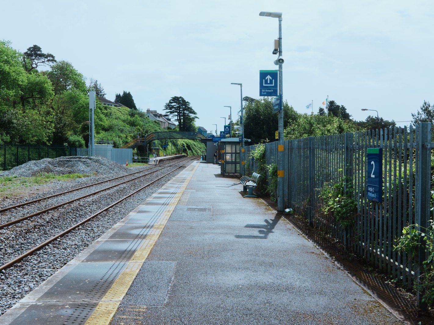 RAILWAY STATION AT RUSHBROOKE IN CORK [CORK TO COBH LINE] 008
