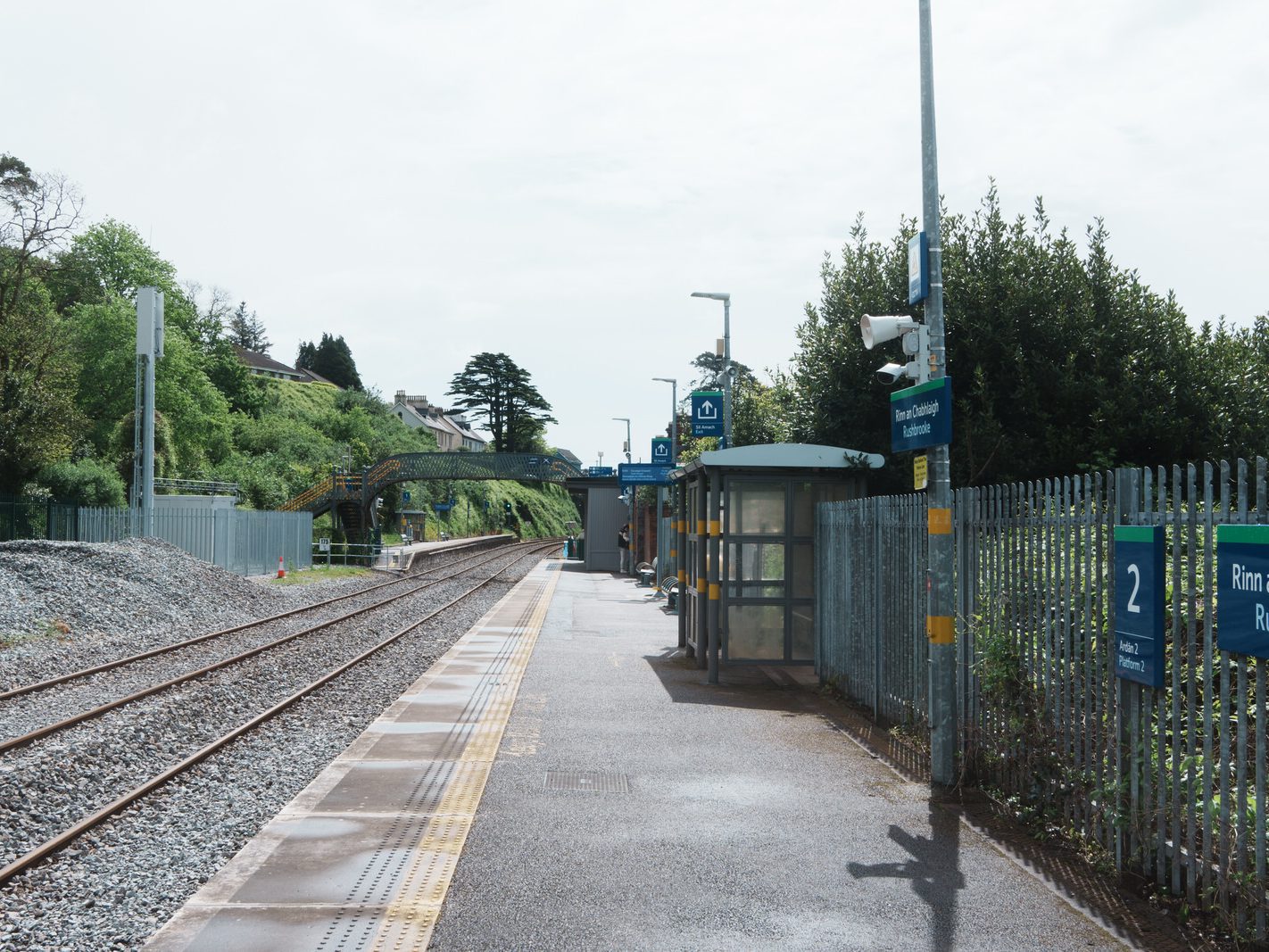 RAILWAY STATION AT RUSHBROOKE IN CORK [CORK TO COBH LINE] 009