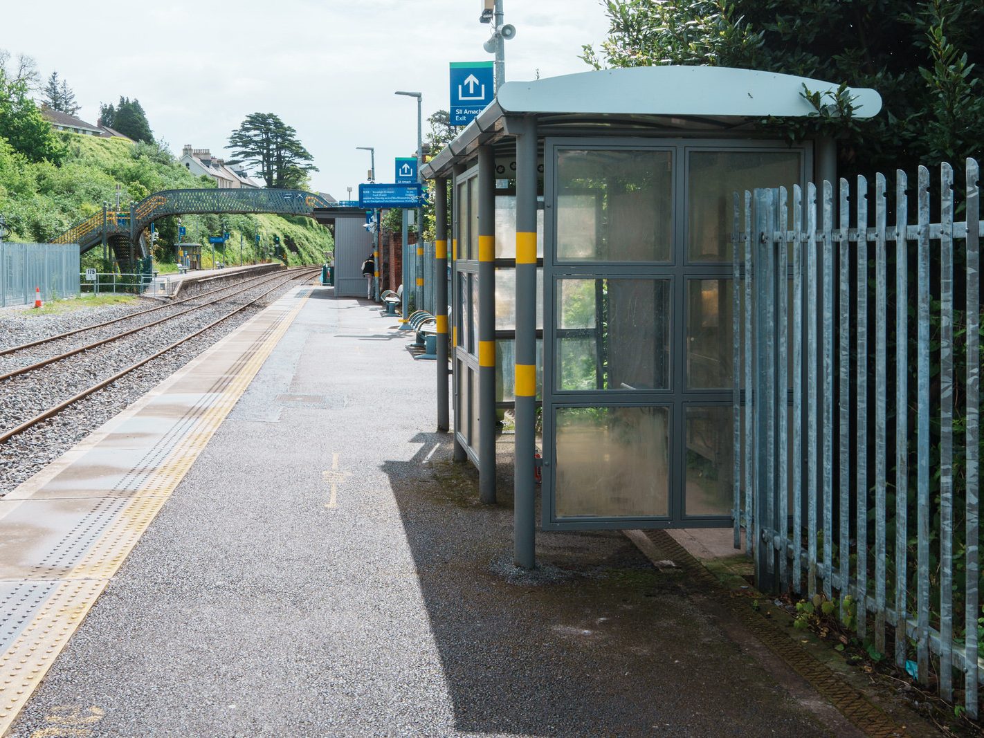 RAILWAY STATION AT RUSHBROOKE IN CORK [CORK TO COBH LINE] 005