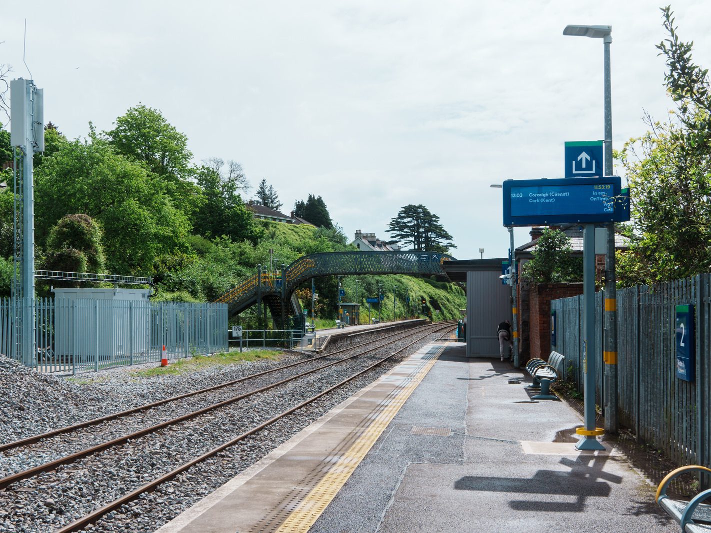 RAILWAY STATION AT RUSHBROOKE IN CORK [CORK TO COBH LINE] 006