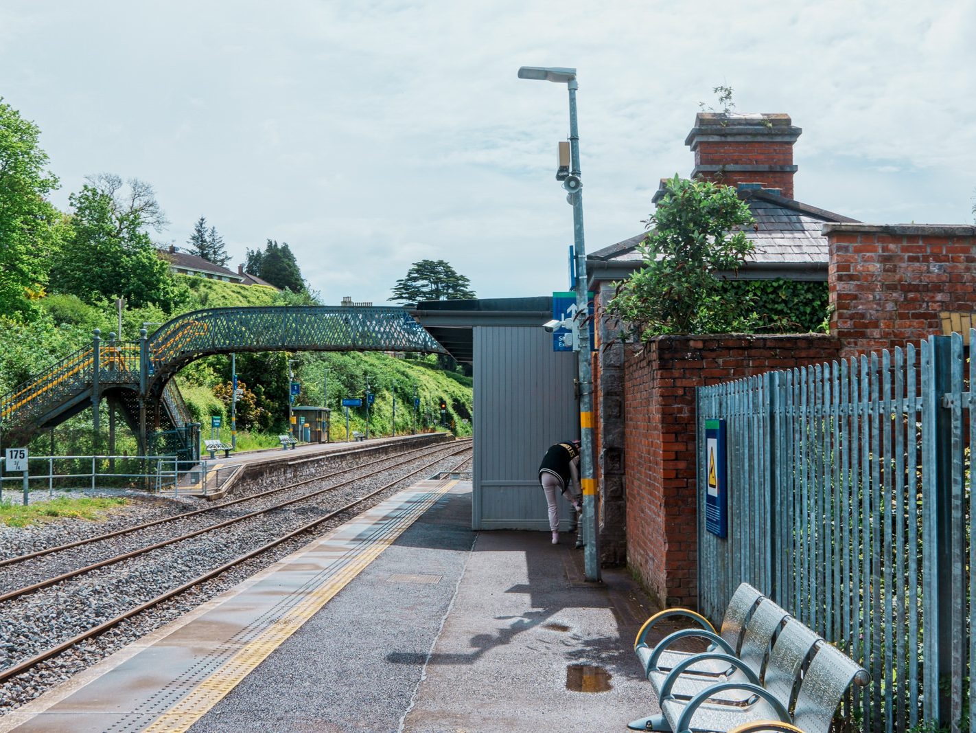 RAILWAY STATION AT RUSHBROOKE IN CORK [CORK TO COBH LINE] 001