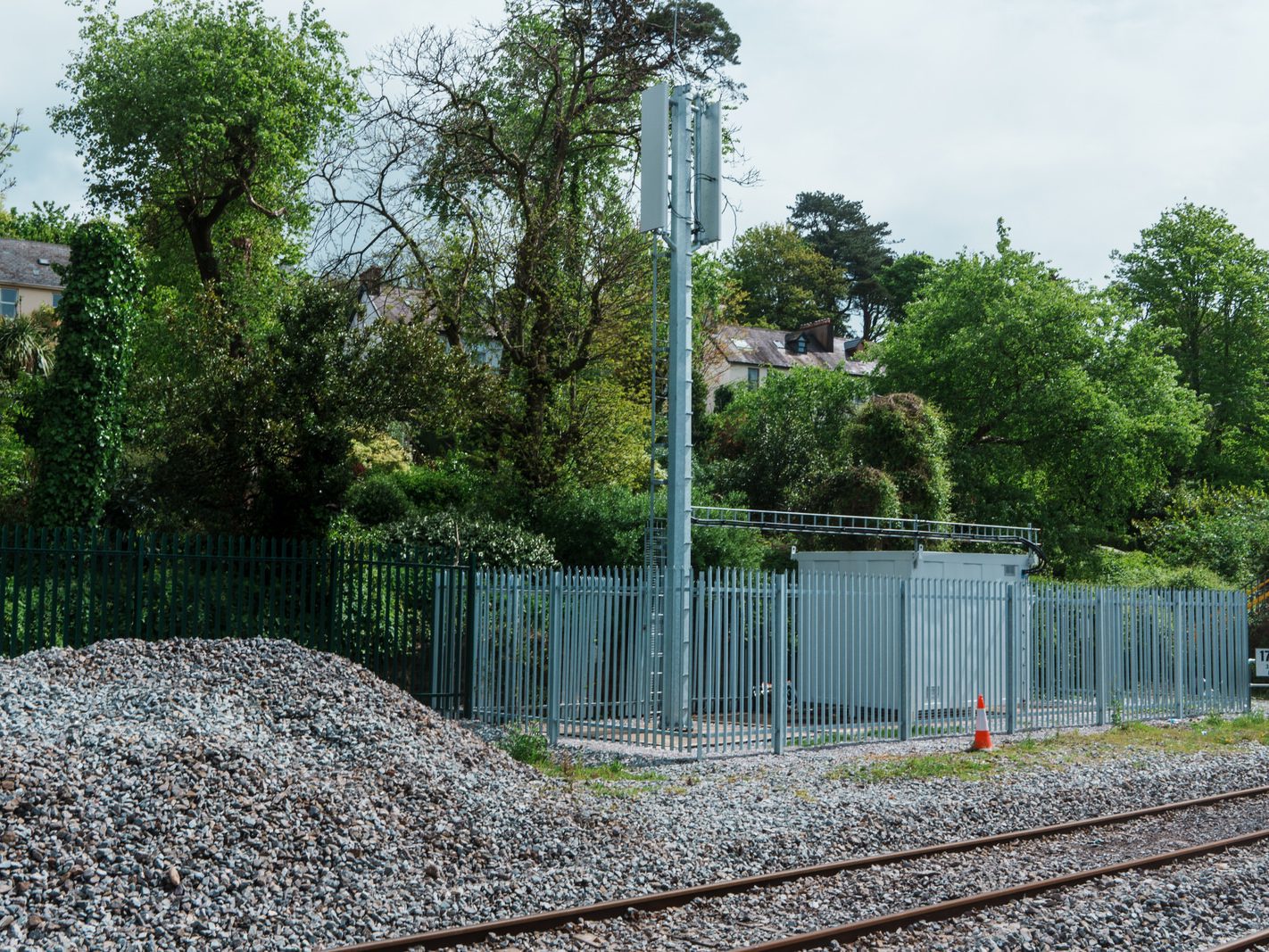RAILWAY STATION AT RUSHBROOKE IN CORK [CORK TO COBH LINE] 002