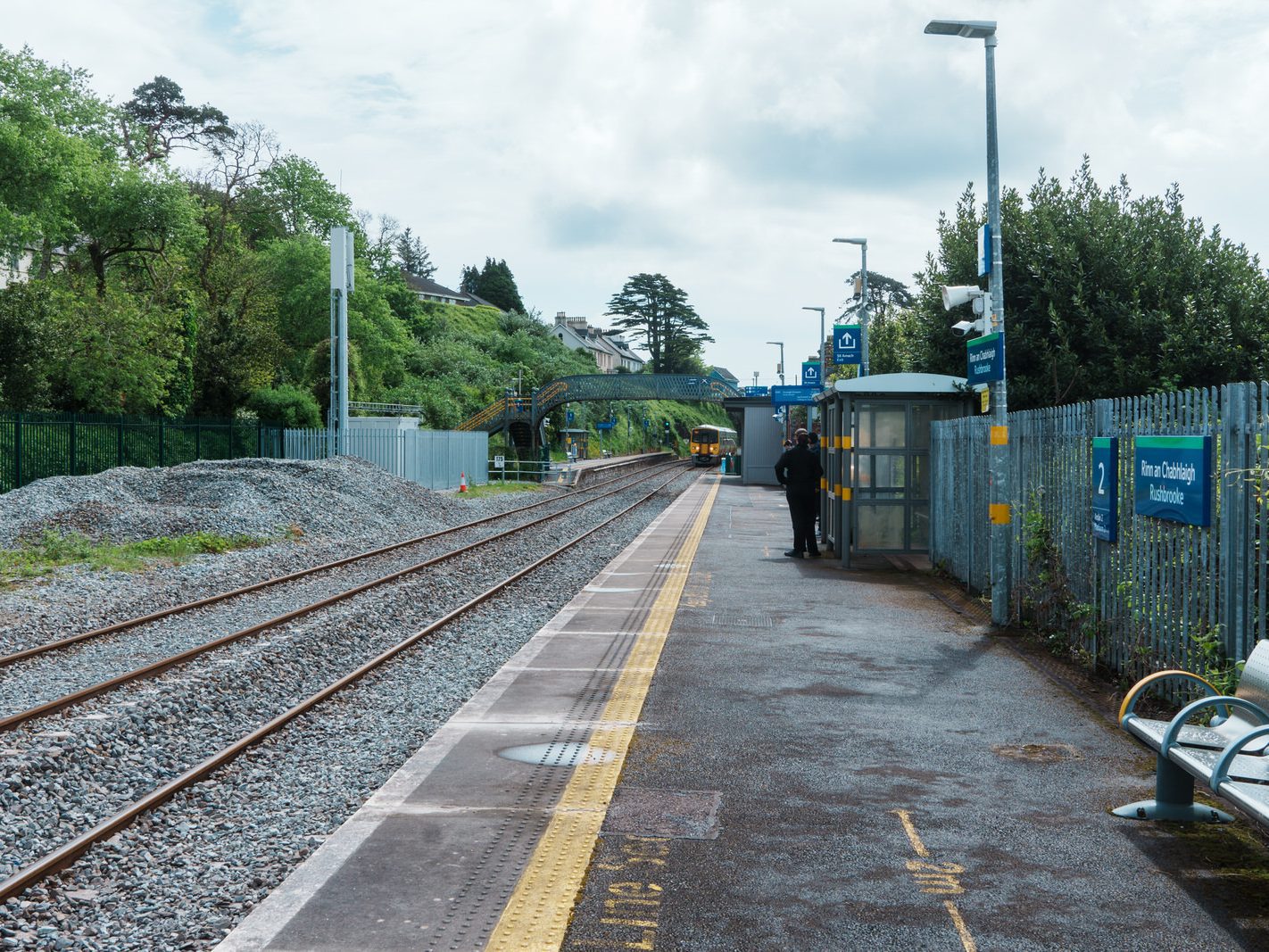 RAILWAY STATION AT RUSHBROOKE IN CORK [CORK TO COBH LINE] 003