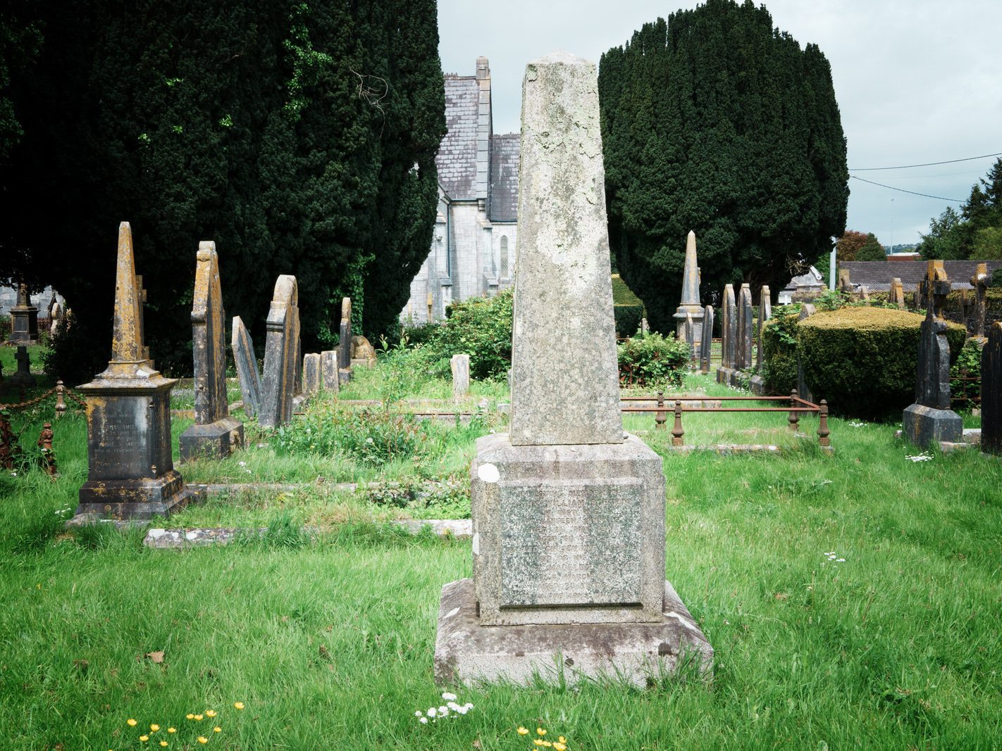 ST LUKE'S CHURCH OF IRELAND GRAVEYARD IN DOUGLAS COUNTY CORK [EXAMPLES OF OBELISKS] 002
