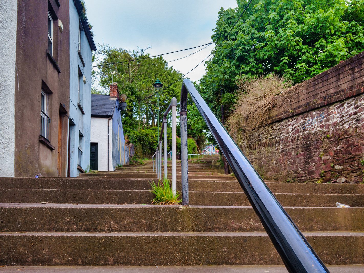 THE FEVER HOSPITAL STEPS CONNECTING LEITRIM STREET TO SHANDON COURT [ALSO VIEWS FROM RICHMOND HILL] 002