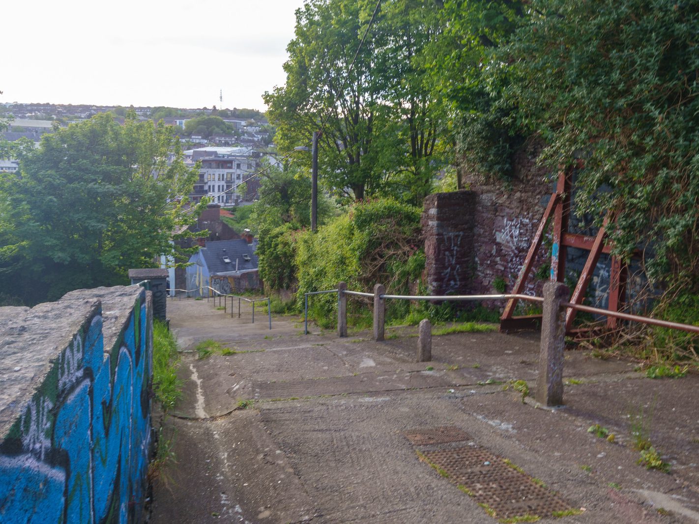 THE FEVER HOSPITAL STEPS CONNECTING LEITRIM STREET TO SHANDON COURT [ALSO VIEWS FROM RICHMOND HILL] 014