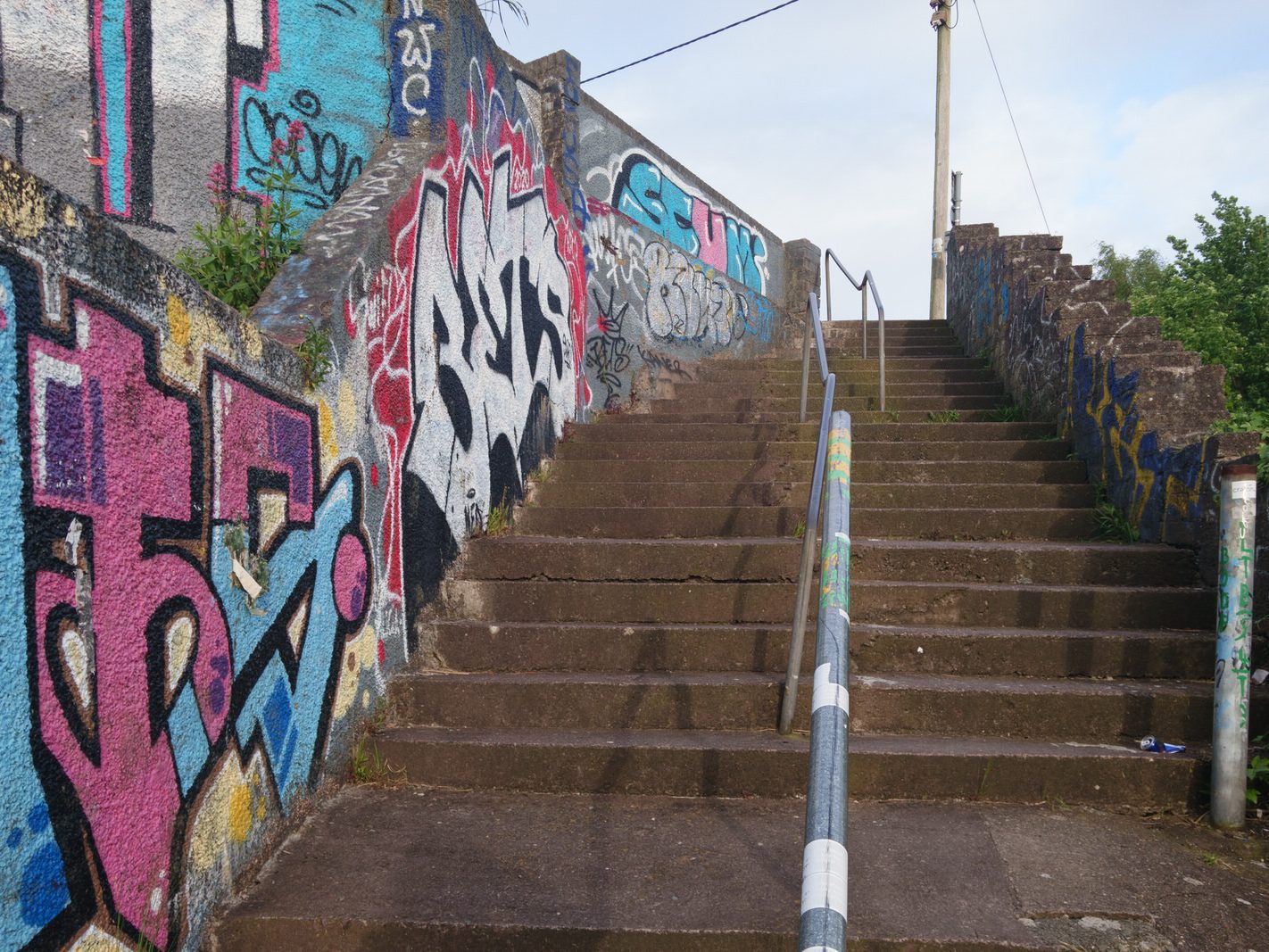 THE FEVER HOSPITAL STEPS CONNECTING LEITRIM STREET TO SHANDON COURT [ALSO VIEWS FROM RICHMOND HILL] 011