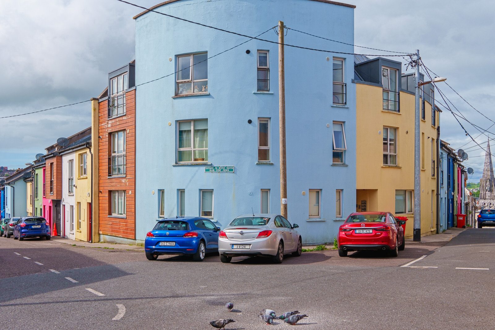 BLUE COAT MEWS IN CORK CITY [AT THE JUNCTION OF ST KEVIN'S STREET AND STEPHEN STREET]