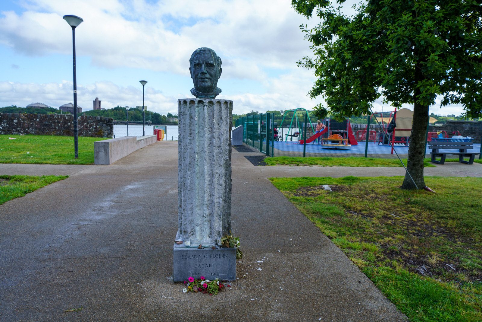 FATHER FLYNN MEMORIAL AT PASSAGE WEST IN CORK [HE HAD A REPUTATION FOR CURING SPEECH IMPEDIMENTS] 002