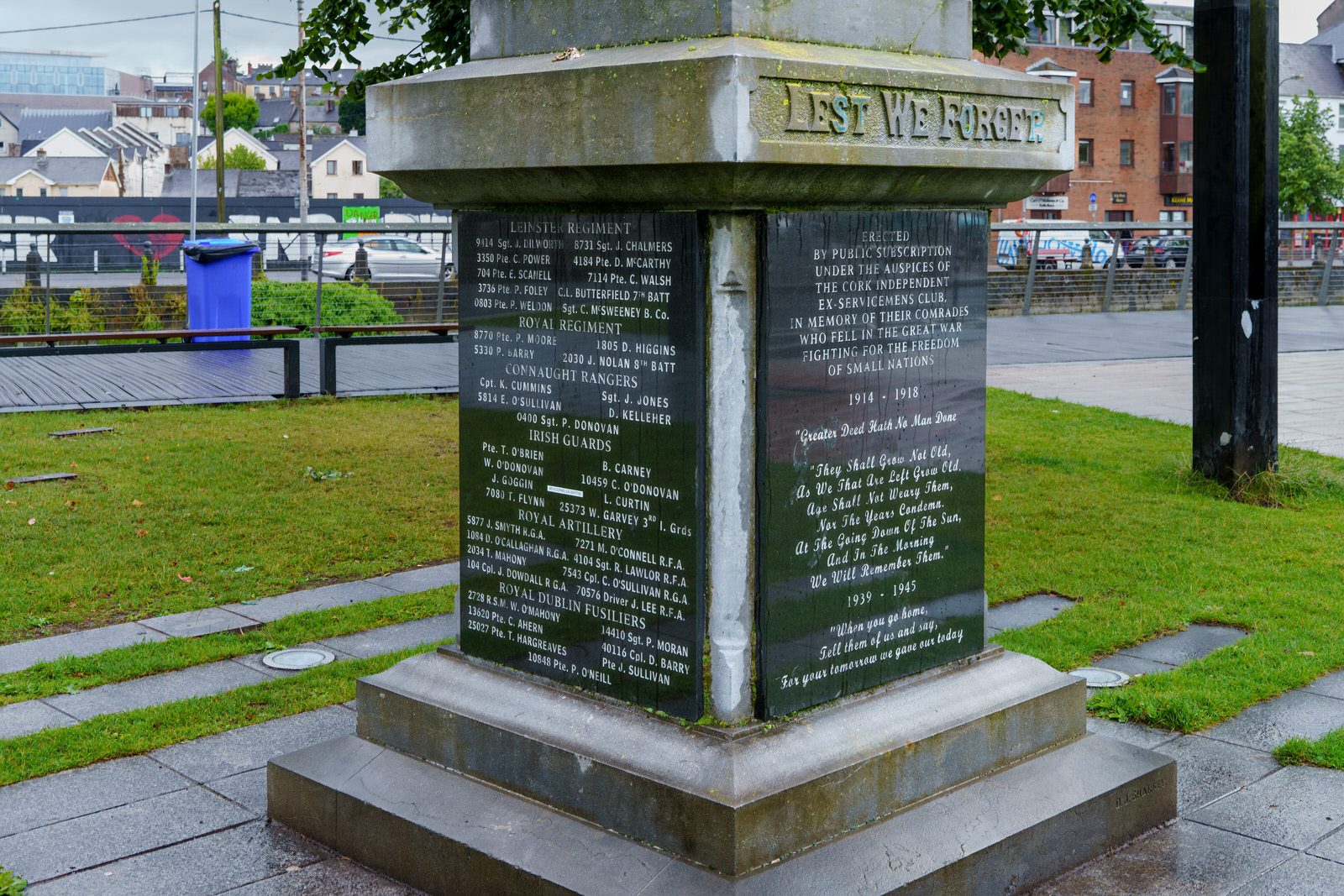 THE GREAT WAR MEMORIAL [THE SOUTH MALL IN CORK CITY] 003