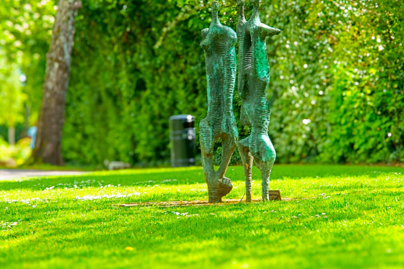ADAM AND EVE BY EDWARD DELANEY WAS NOT EASY TO PHOTOGRAPH [FITZGERALD PARK IN CORK CITY]-224457-1