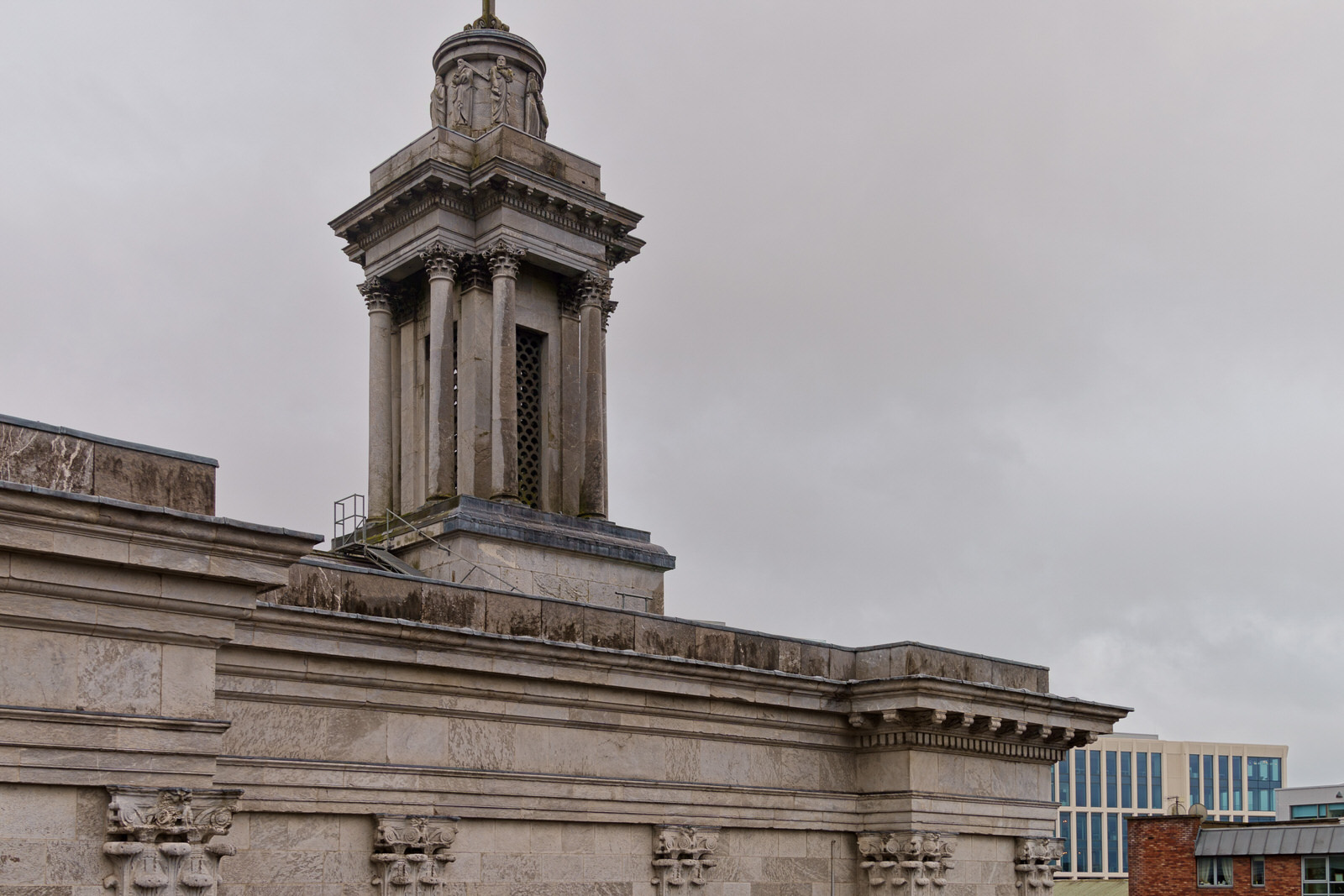 WHAT SUMMERHILL NORTH IS LIKE ON A REALLY WET DAY [YOU CAN SEE SOME OF ST PATRICKS'S CHURCH] 008