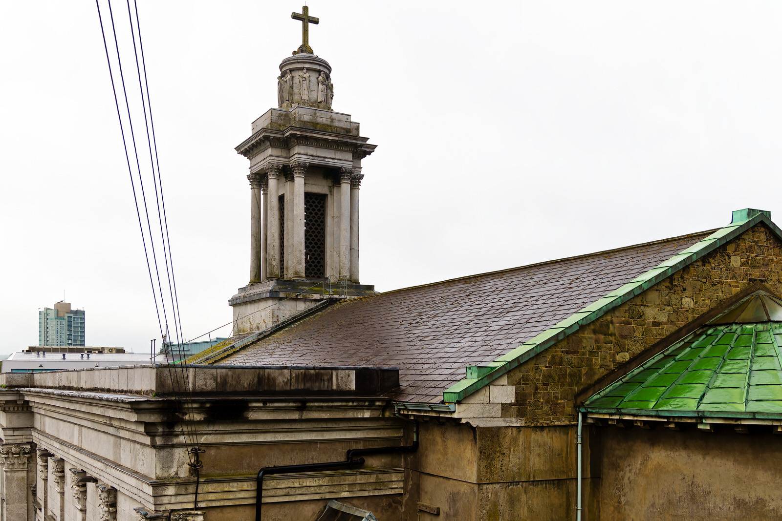 WHAT SUMMERHILL NORTH IS LIKE ON A REALLY WET DAY [YOU CAN SEE SOME OF ST PATRICKS'S CHURCH] 010