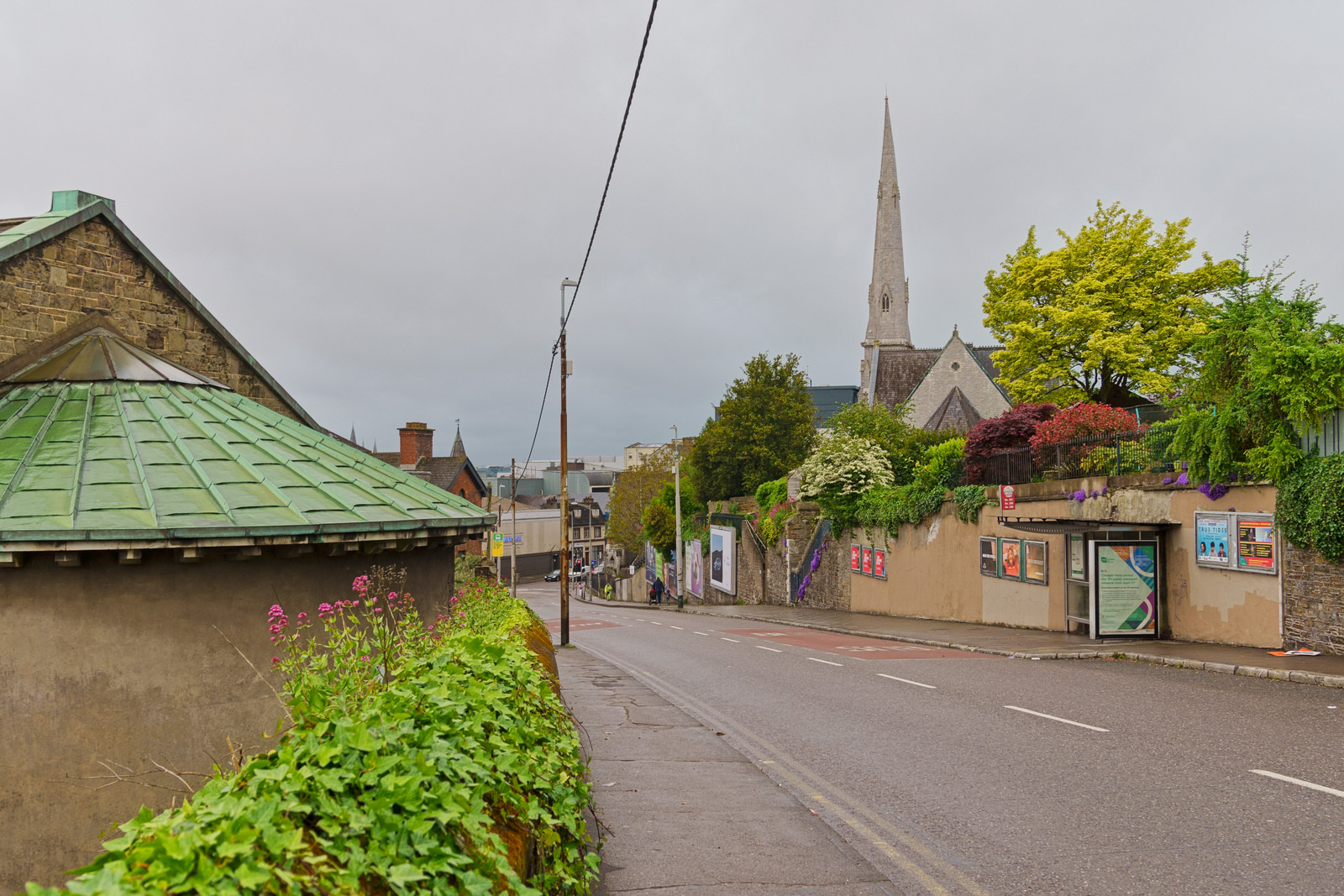 WHAT SUMMERHILL NORTH IS LIKE ON A REALLY WET DAY [YOU CAN SEE SOME OF ST PATRICKS'S CHURCH] 011