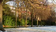 THE GROUND WAS COVERED IN SNOW WHEN I VISITED ST STEPHEN'S GREEN IN NOVEMBER 27 2010 [LEGACY PHOTO COLLECTIONS]-244860-1