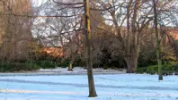THE GROUND WAS COVERED IN SNOW WHEN I VISITED ST STEPHEN'S GREEN IN NOVEMBER 27 2010 [LEGACY PHOTO COLLECTIONS]-244872-1