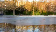 THE GROUND WAS COVERED IN SNOW WHEN I VISITED ST STEPHEN'S GREEN IN NOVEMBER 27 2010 [LEGACY PHOTO COLLECTIONS]-244891-1