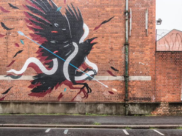RED BRICK WALL These images, captured in May 2017 and remastered in July 2024, showcase the vibrant street art scene in Belfast. They...