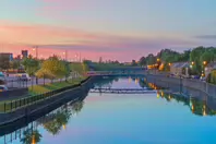 THE LADY DESART PEDESTRIAN AND CYCLE BRIDGE [ACROSS THE RIVER NORE IN THE CITY OF KILKENNY]-245456-1