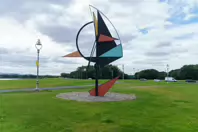 WIND SAIL SCULPTURE BY EAMON O’DOHERTY [ALFIE BYRNE ROAD CLONTARF]-244441-1